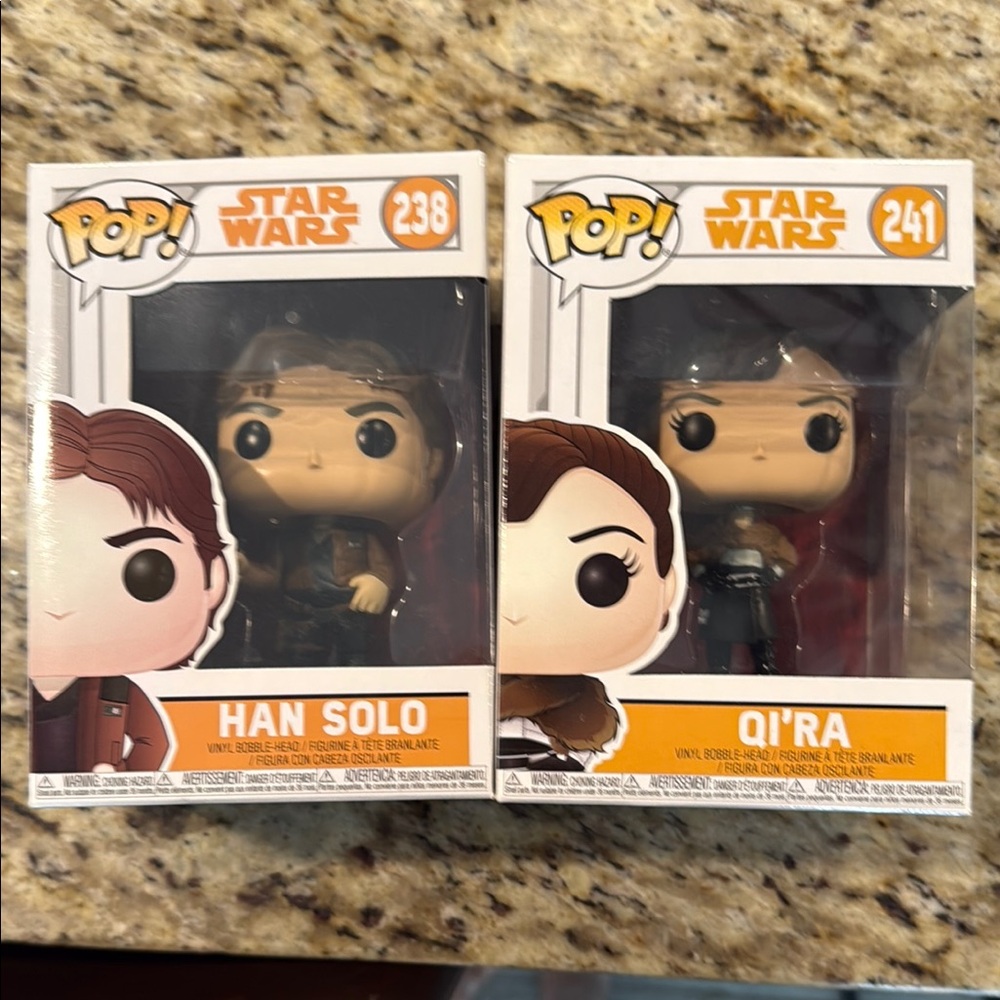 Star Wars Funko Pop! Han Solo and Qi'ra Figures